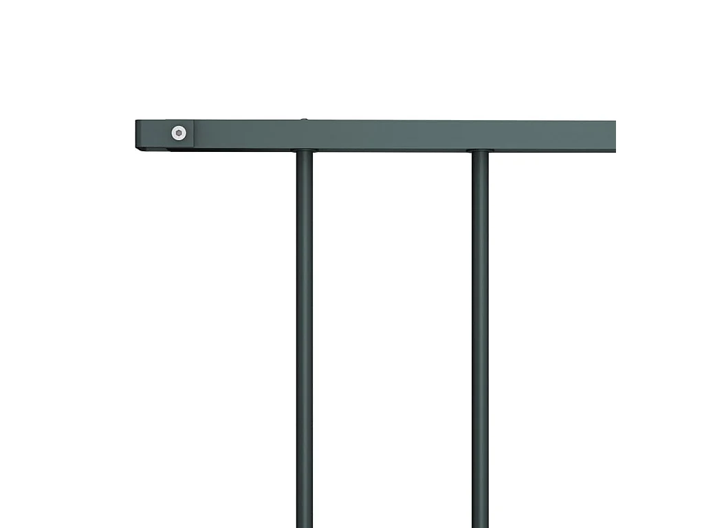 Panneau de clôture Acier enduit de poudre 1,7x1 m Anthracite FR193689