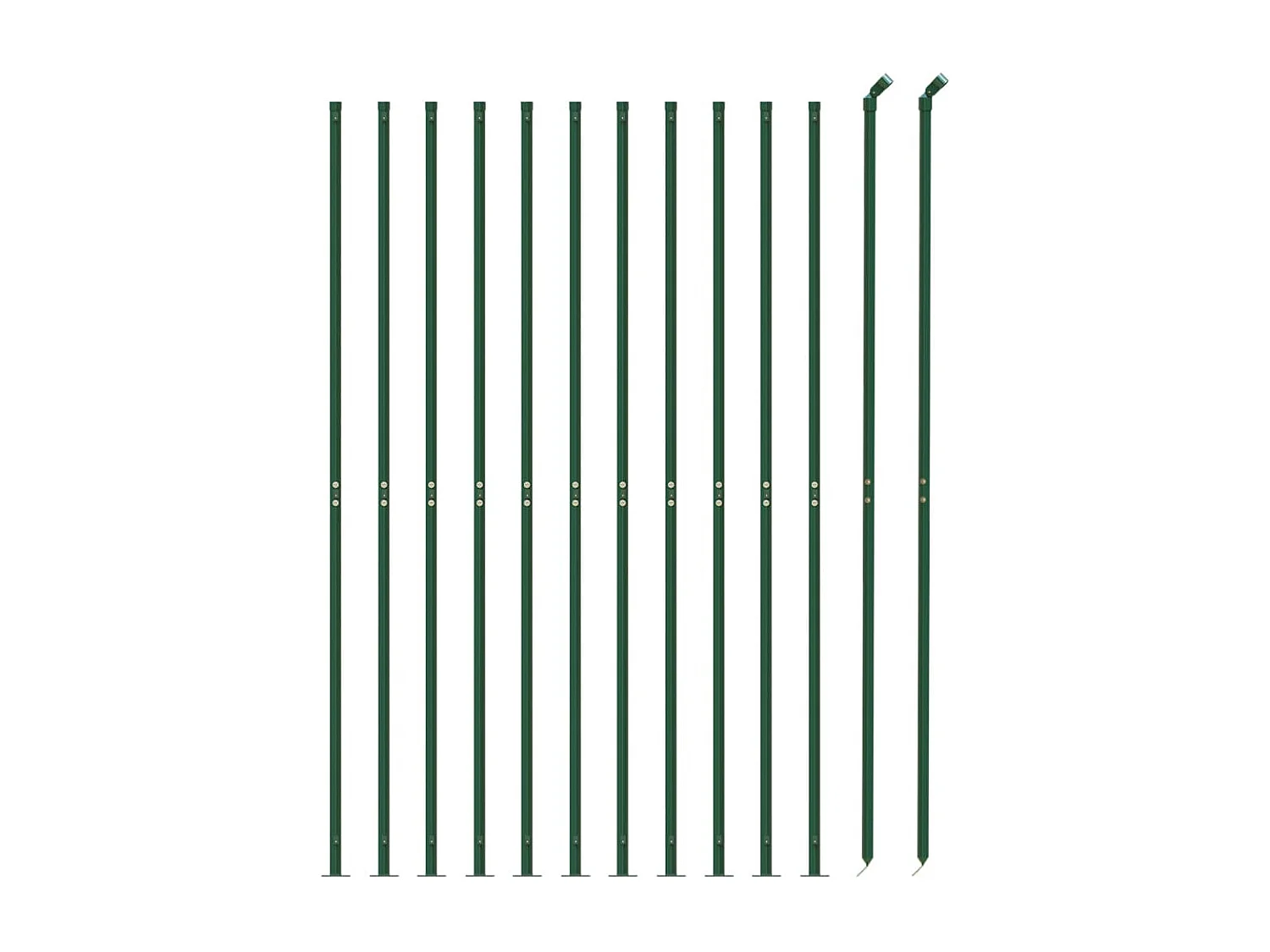 Cerca de alambre con brida verde 1,8x25 m ES776674