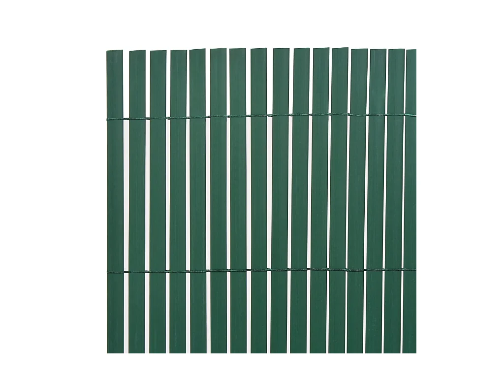 Clôture de jardin Double face PVC 90 x 300 cm Vert FR934096
