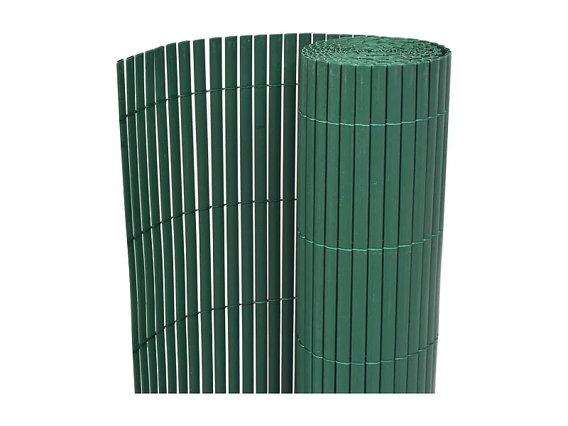 Cerca de jardim dupla face 90x300 cm PVC verde PT532956