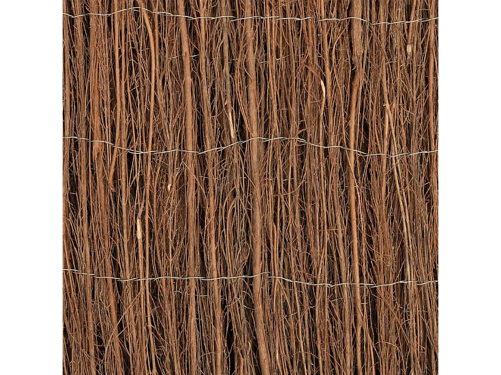 Cerca de galhos de madeira 400 x 100 cm PT384141