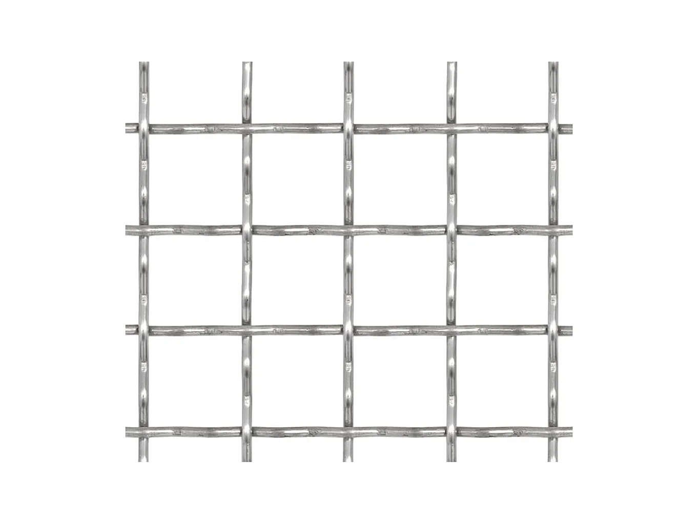 Clôture de jardin sertie Acier inoxydable 50x50 cm 11x11x2 mm FR464089