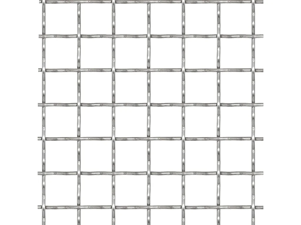 Clôture de jardin sertie Acier inoxydable 50x50 cm 11x11x2 mm FR464089