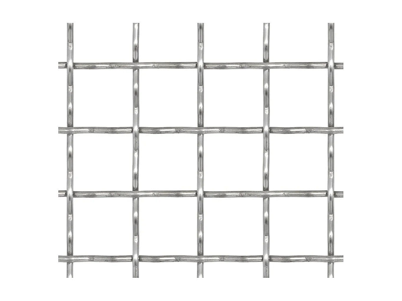 Clôture de jardin sertie Acier inoxydable 50x50 cm 11x11x2 mm FR464089