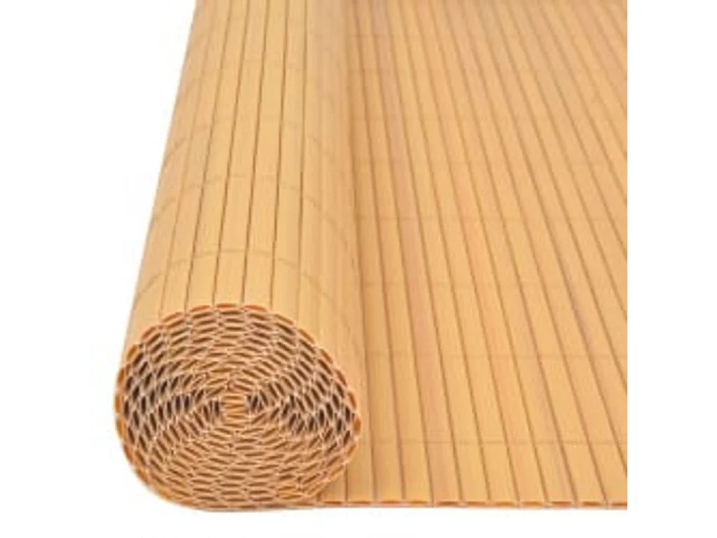 Valla de jardín de doble cara amarilla 110x500 cm ES201560