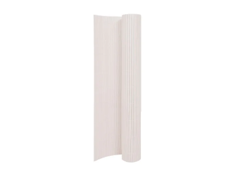 Cerca de jardim dupla face 110x500 cm branco PT560571