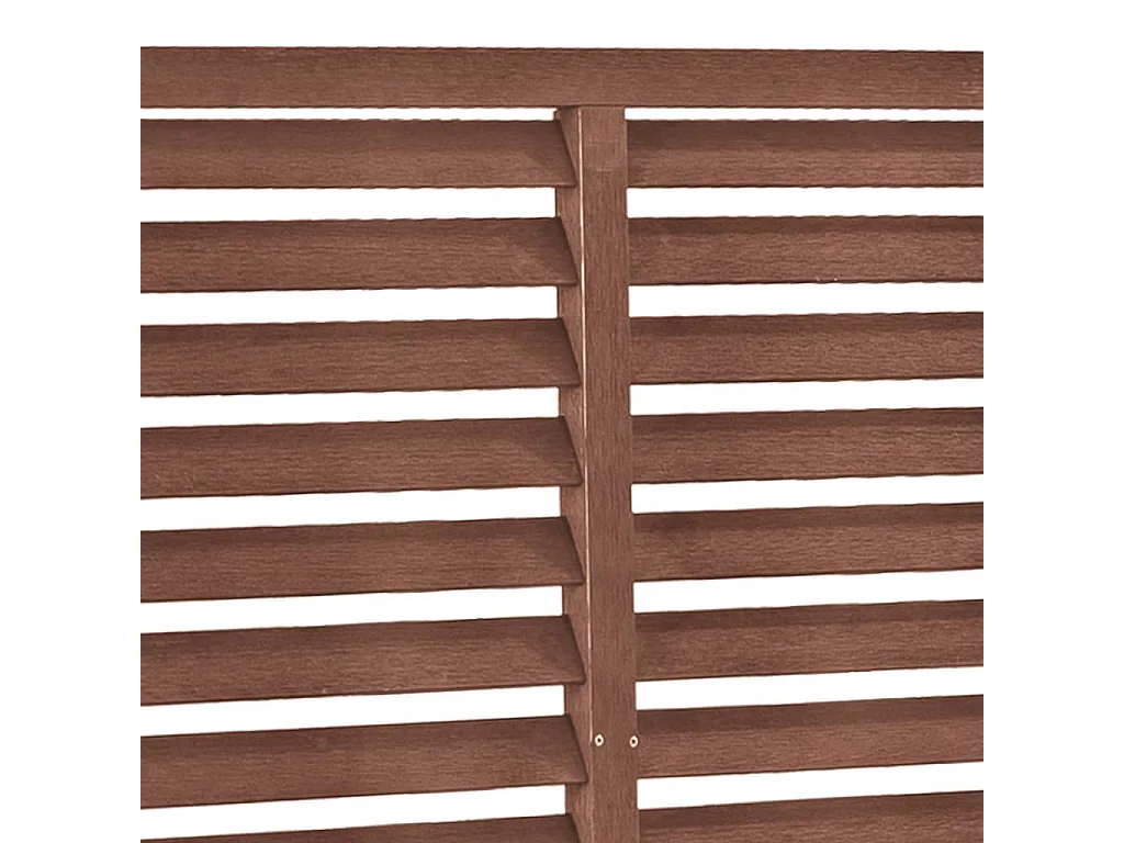 Louvre schutting 180x180 cm HKC bruin BE505539