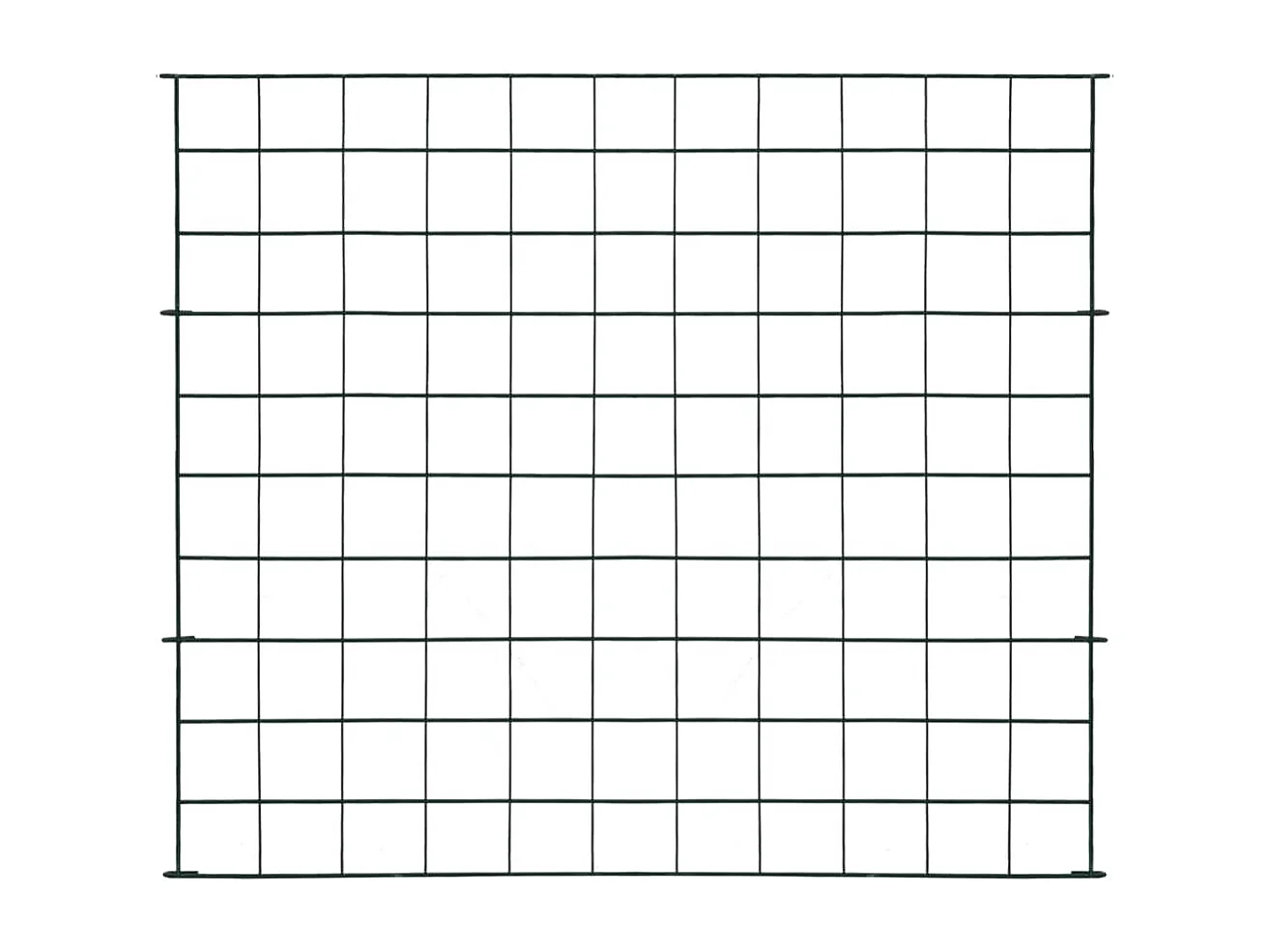 Conjunto painéis de vedação para jardim 77,5x64 cm verde PT485773