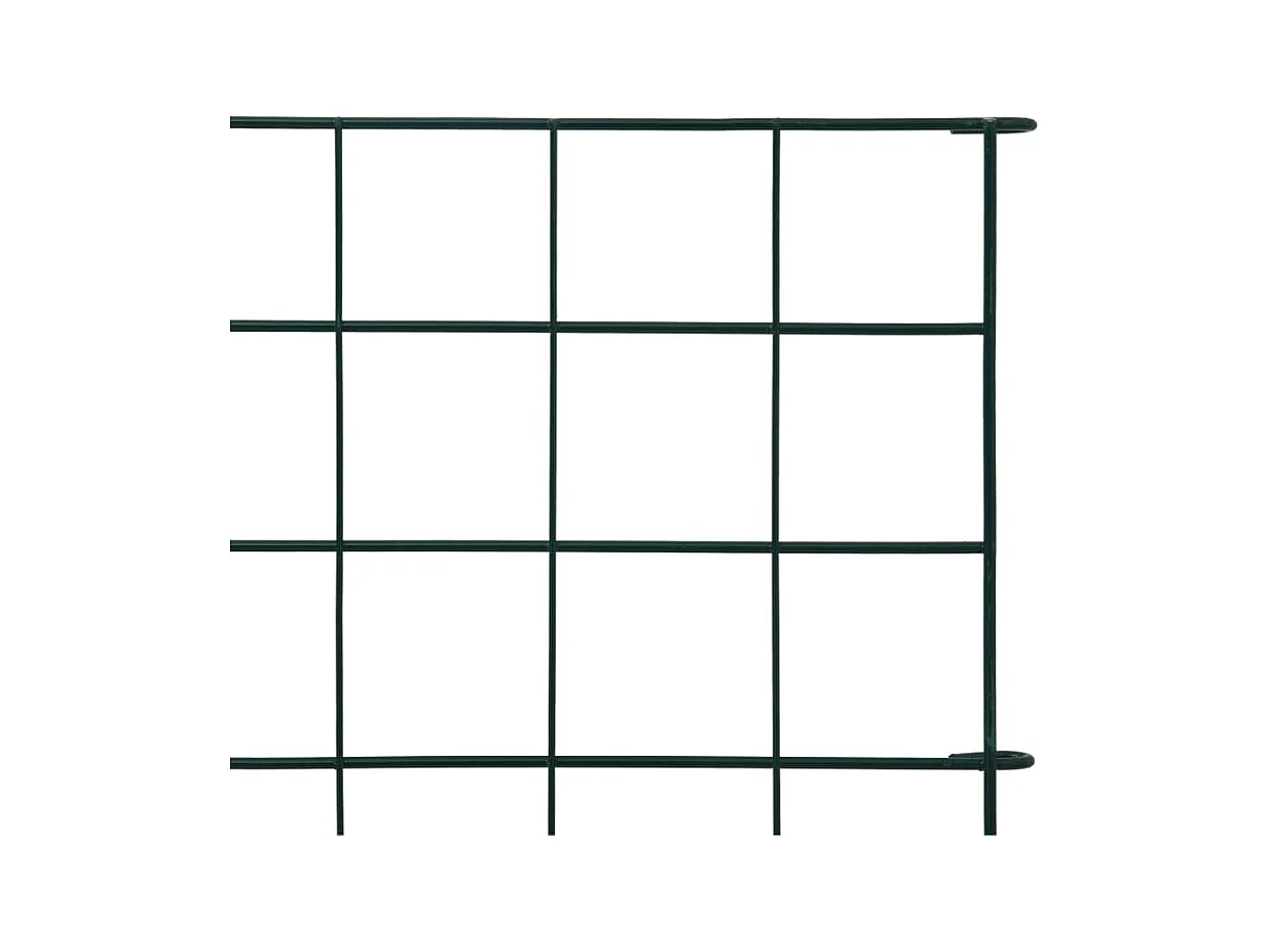 Schuttingset 77,5x64 cm groen BE730253