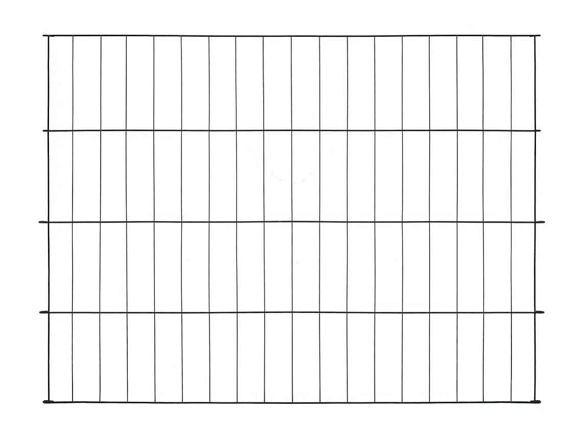 Set de valla de jardín arqueada verde 115x79 cm ES239983