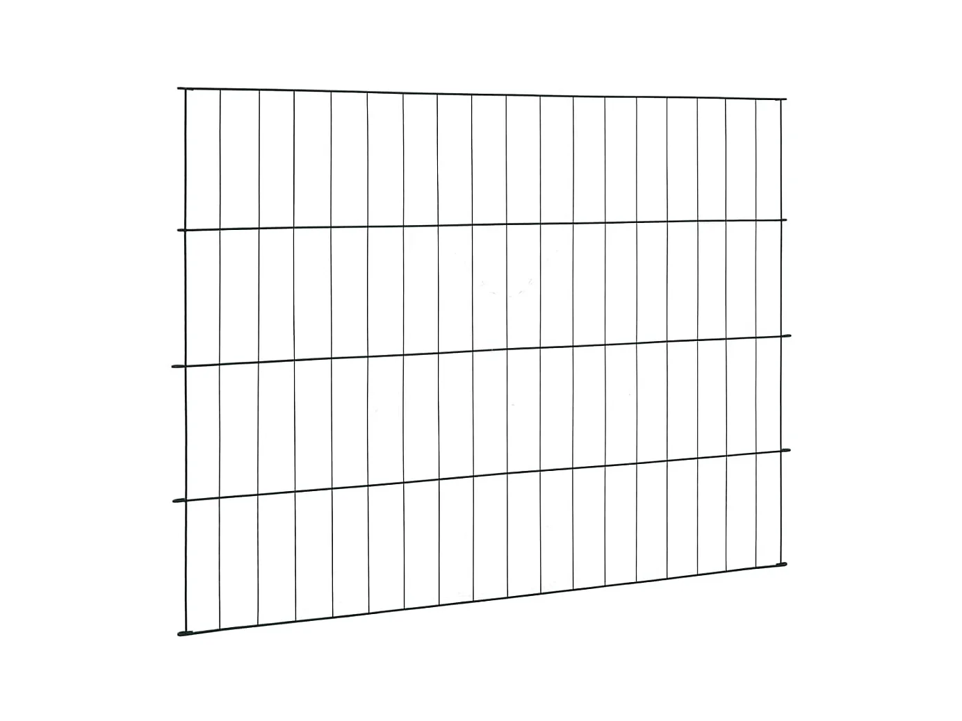 Ensemble de clôture de jardin 115x79 cm vert FR721705