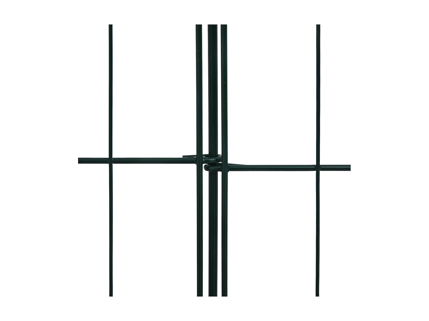 Ensemble de clôture de jardin 115x79 cm vert FR721705