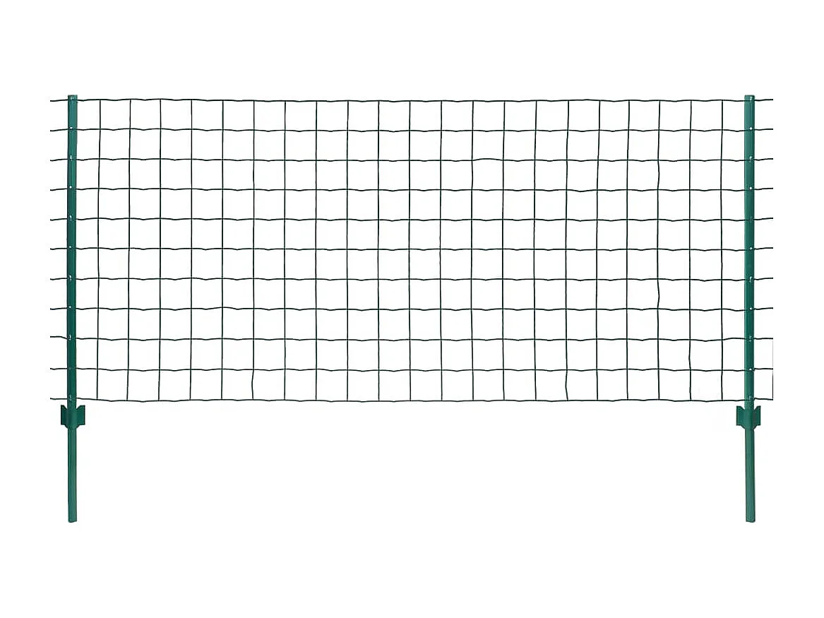 Euro Valla de acero verde 20x1,5 m ES929663