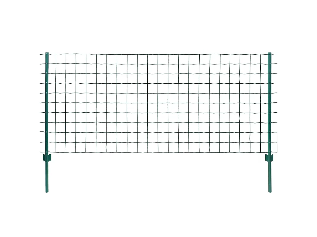 Euro hek 20x1,5 m staal groen BE433883