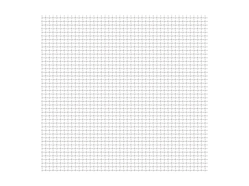 Clôture de jardin sertie Acier inoxydable 100x85 cm 11x11x2 mm FR396375