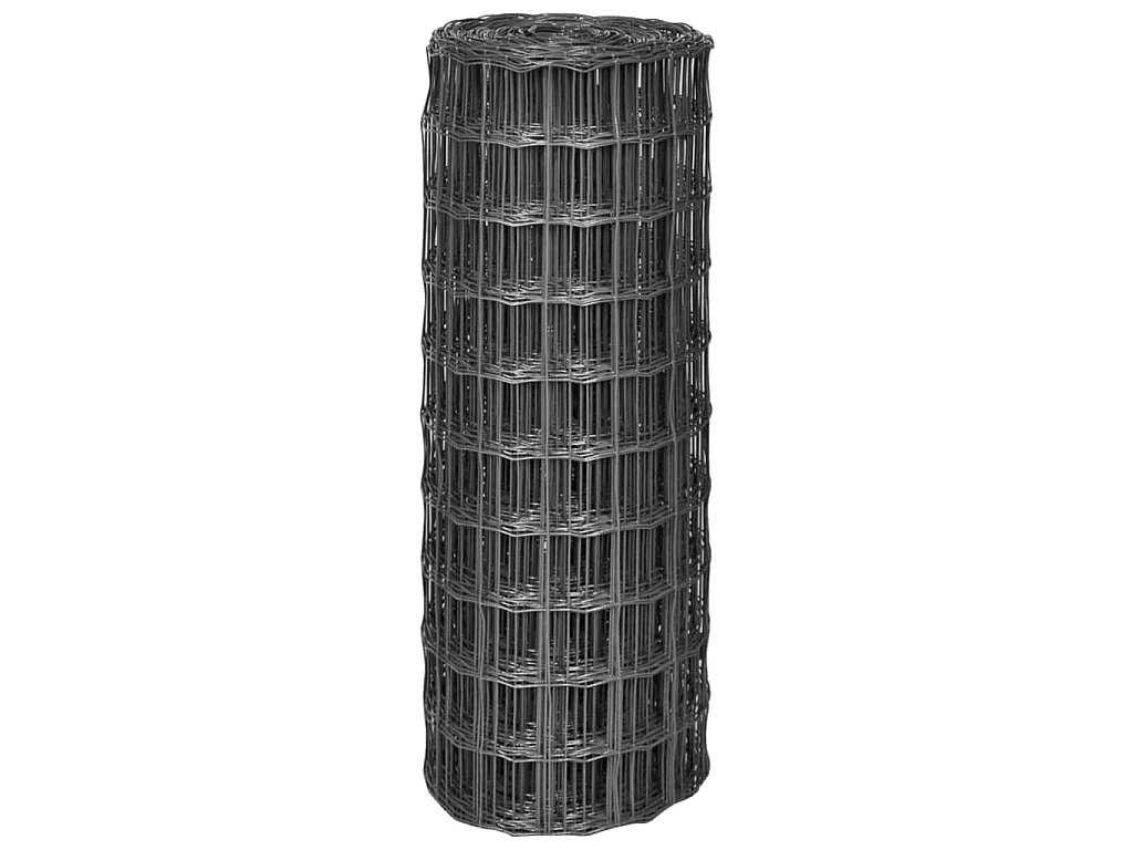 Euro Valla acero gris 25x1 m ES708153