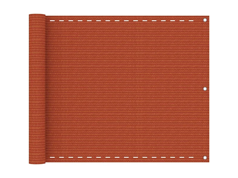 Brise vue - Écran de balcon Orange 75x500 cm PEHD FR315857