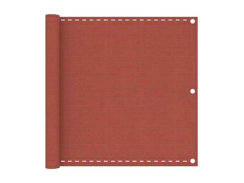 Brise vue - Écran de balcon Terre cuite 90x300 cm PEHD FR818829