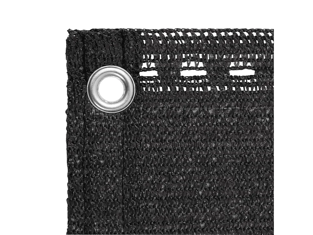 Brise vue - Écran de balcon Anthracite 120x600 cm PEHD FR556599