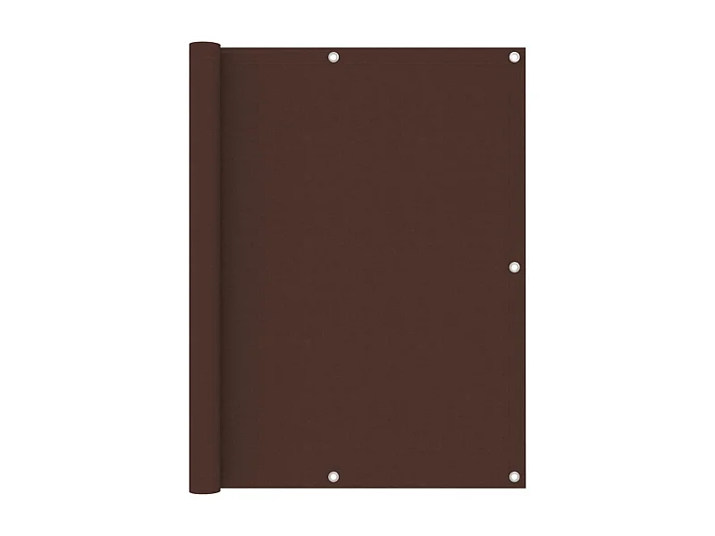 Brise vue - Écran de balcon Marron 120x600 cm Tissu Oxford FR514962