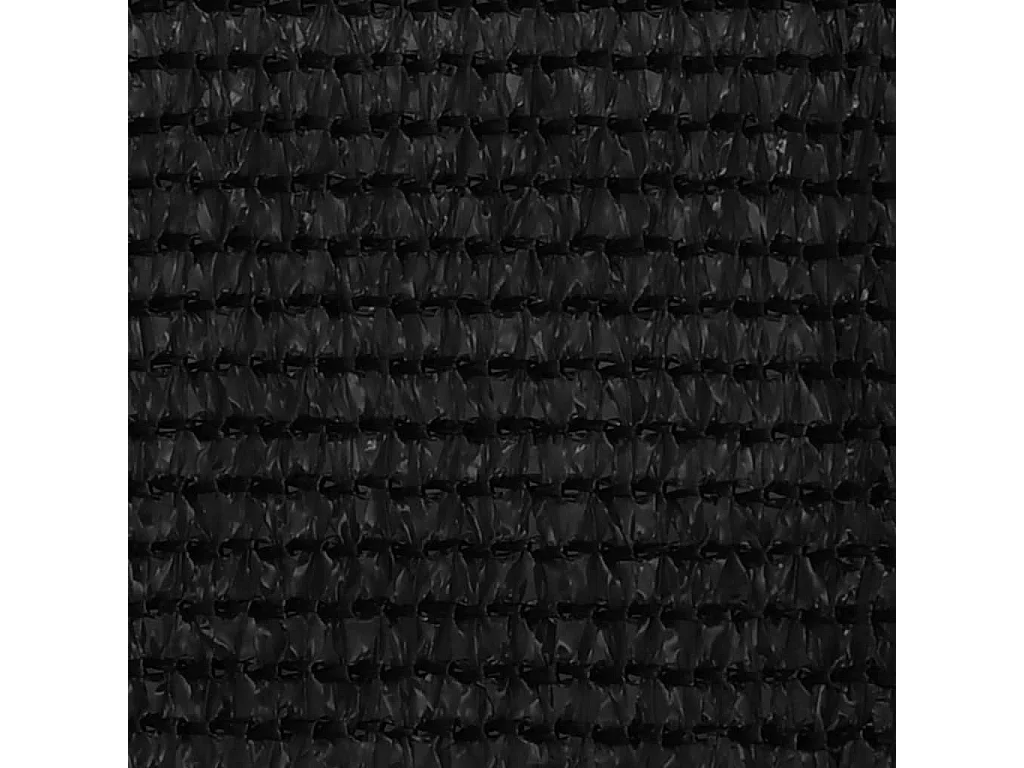 Toldo para balcón HDPE negro 120x500 cm ES525048