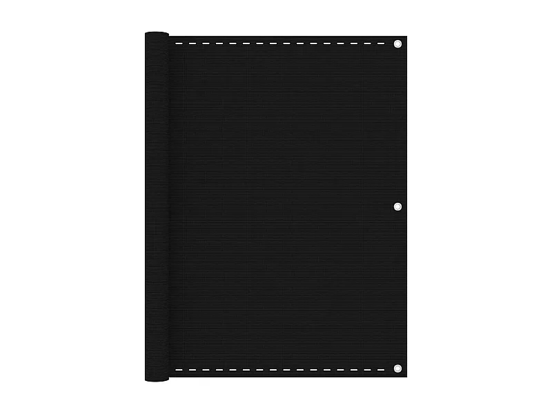 Balkonscherm 120x500 cm HDPE zwart BE291073