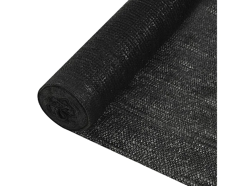 Red de privacidad HDPE negro 1x25 m 195 g/m² ES189797