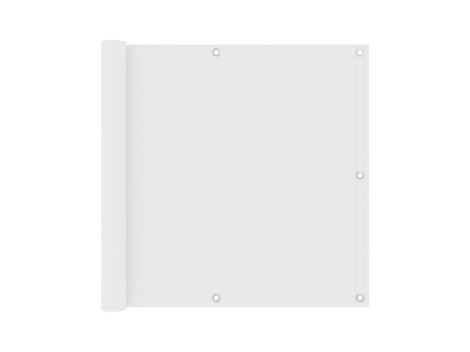 Brise vue - Écran de balcon Blanc 90x300 cm Tissu Oxford FR141305