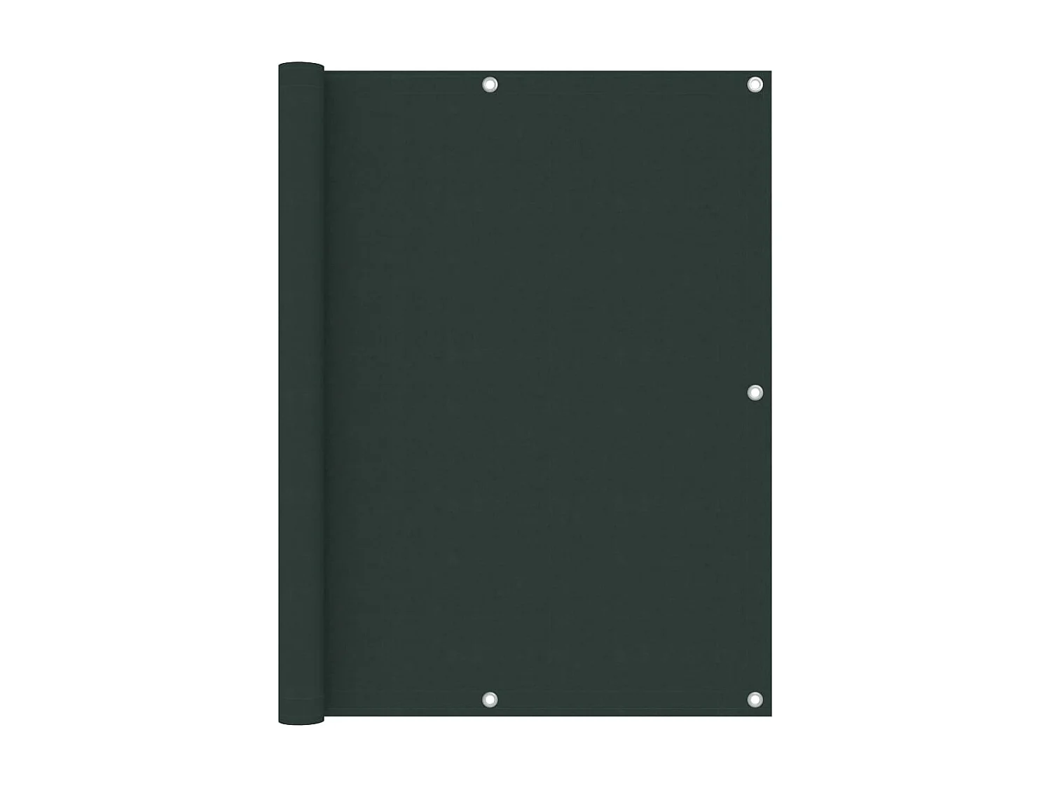 Tela de varanda 120x300 cm tecido Oxford verde-escuro PT523937