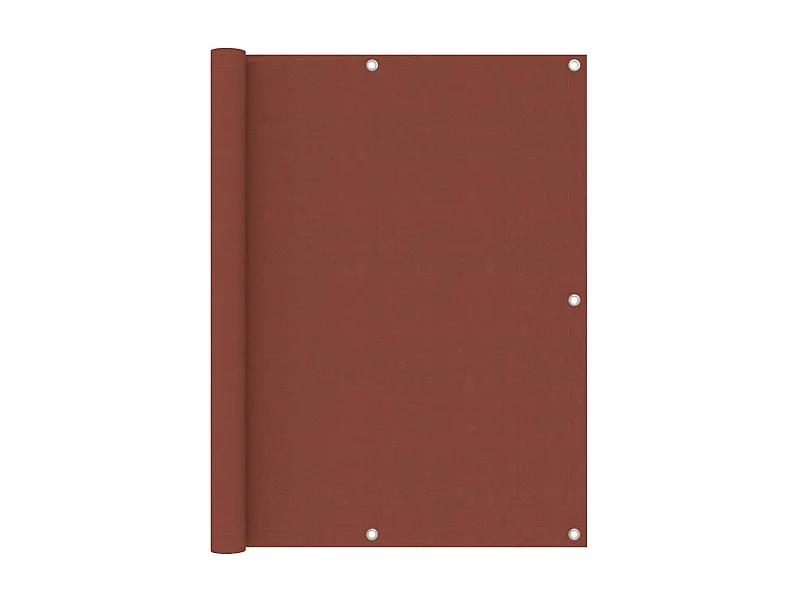 Balkonscherm 120x600 cm oxford stof terracotta BE373687