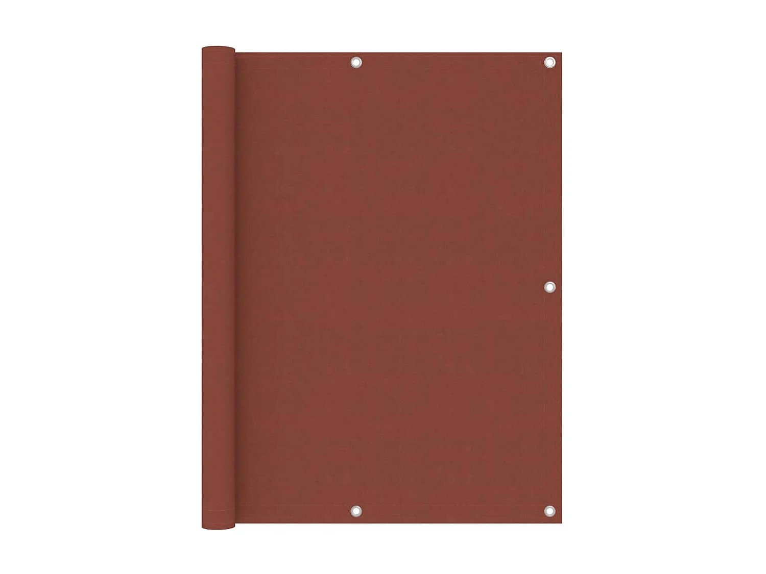 Balkonscherm 120x600 cm oxford stof terracotta BE373687