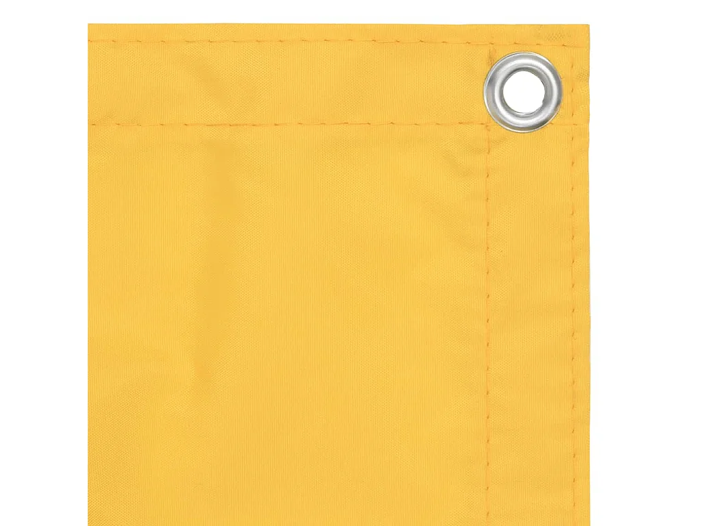 Brise vue - Écran de balcon Jaune 120x300 cm Tissu Oxford FR242765