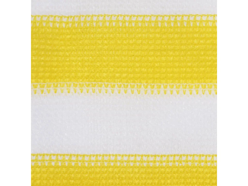 Tela de varanda 120x600 cm PEAD amarelo e branco PT407417