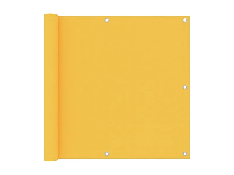 Brise vue - Écran de balcon Jaune 90x300 cm Tissu Oxford FR778318