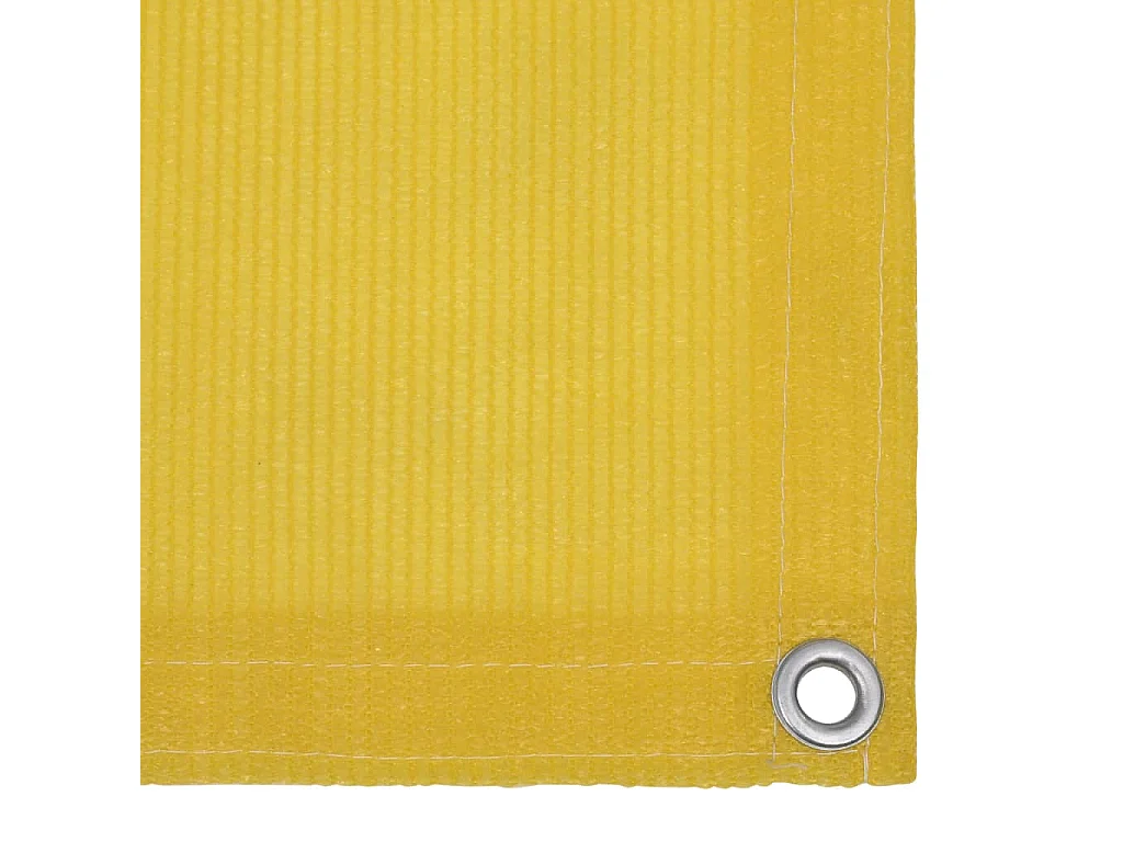 Brise vue - Écran de balcon Jaune 75x400 cm PEHD FR229090