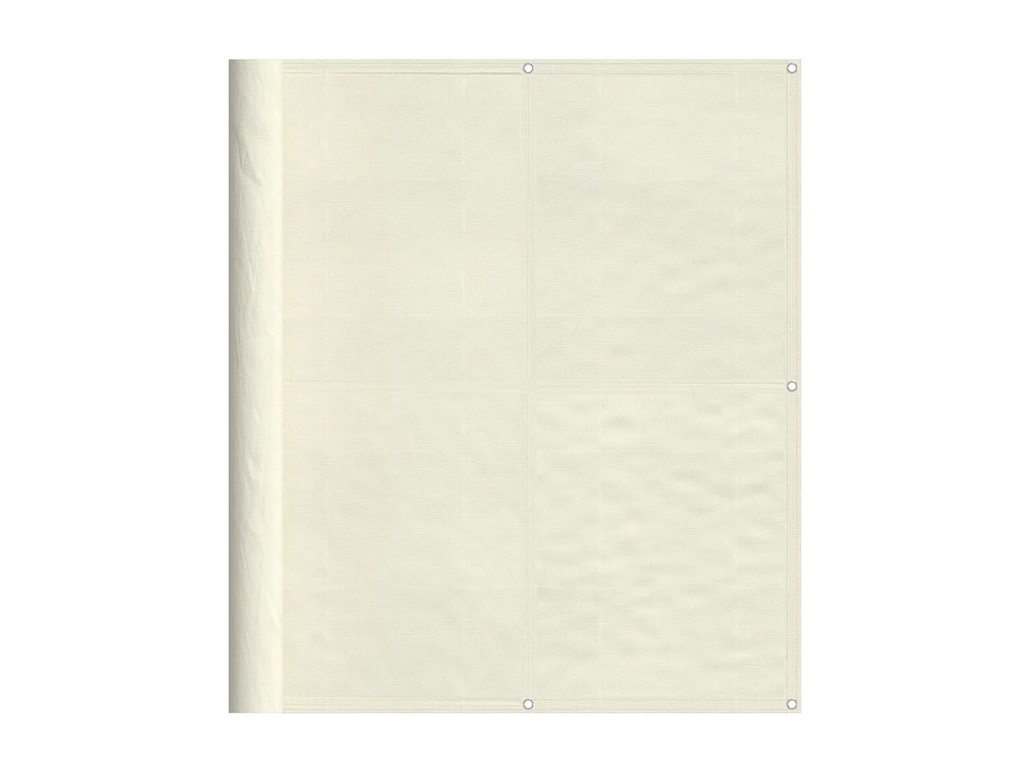Tela de varanda 120x1000 cm 100% poliéster oxford creme PT589895