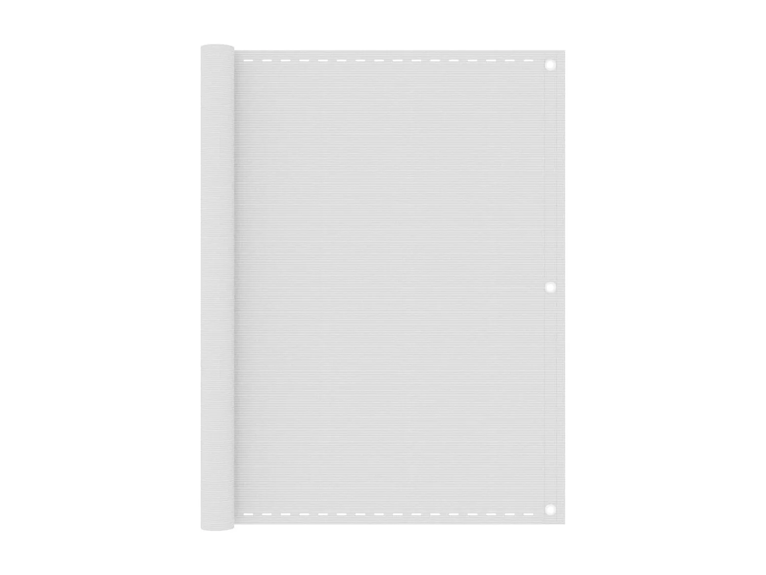 Toldo para balcón HDPE blanco 120x400 cm ES452572