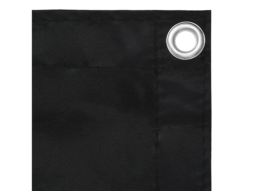 Brise vue - Écran de balcon Noir 75x300 cm Tissu Oxford FR722806