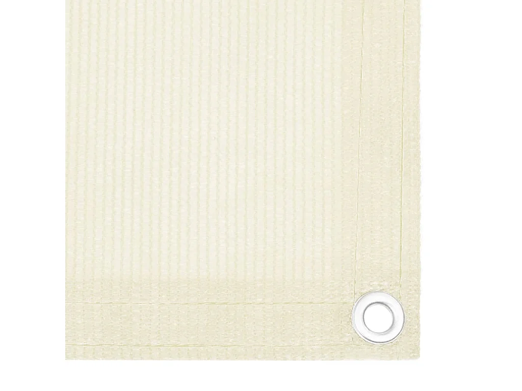 Tela de varanda 90x300 cm PEAD cor creme PT991802