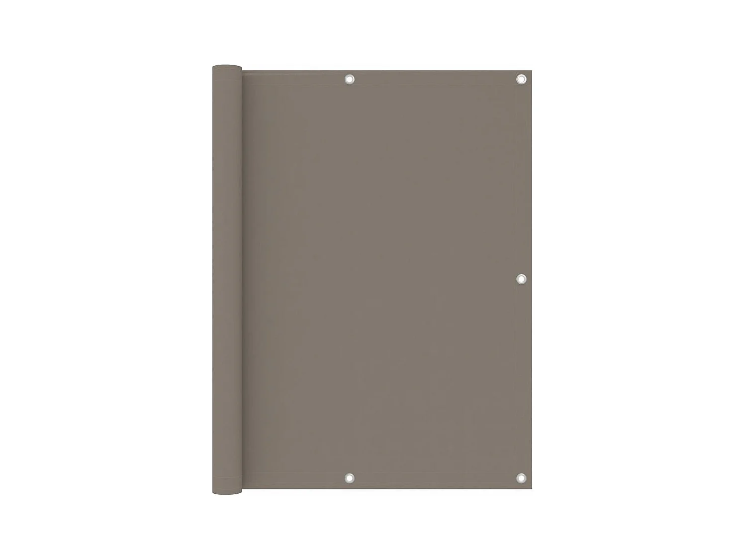 Tela de varanda 120x400 cm tecido Oxford cinzento-acastanhado PT715442