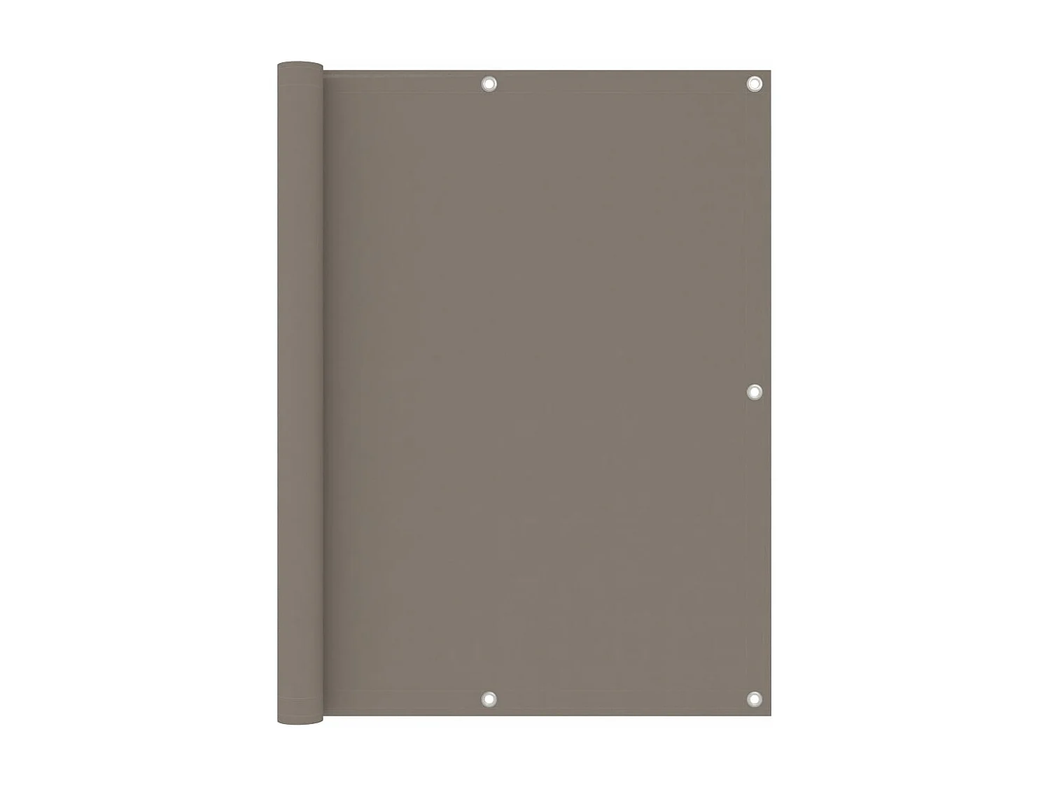 Brise vue - Écran de balcon Taupe 120x400 cm Tissu Oxford FR921126