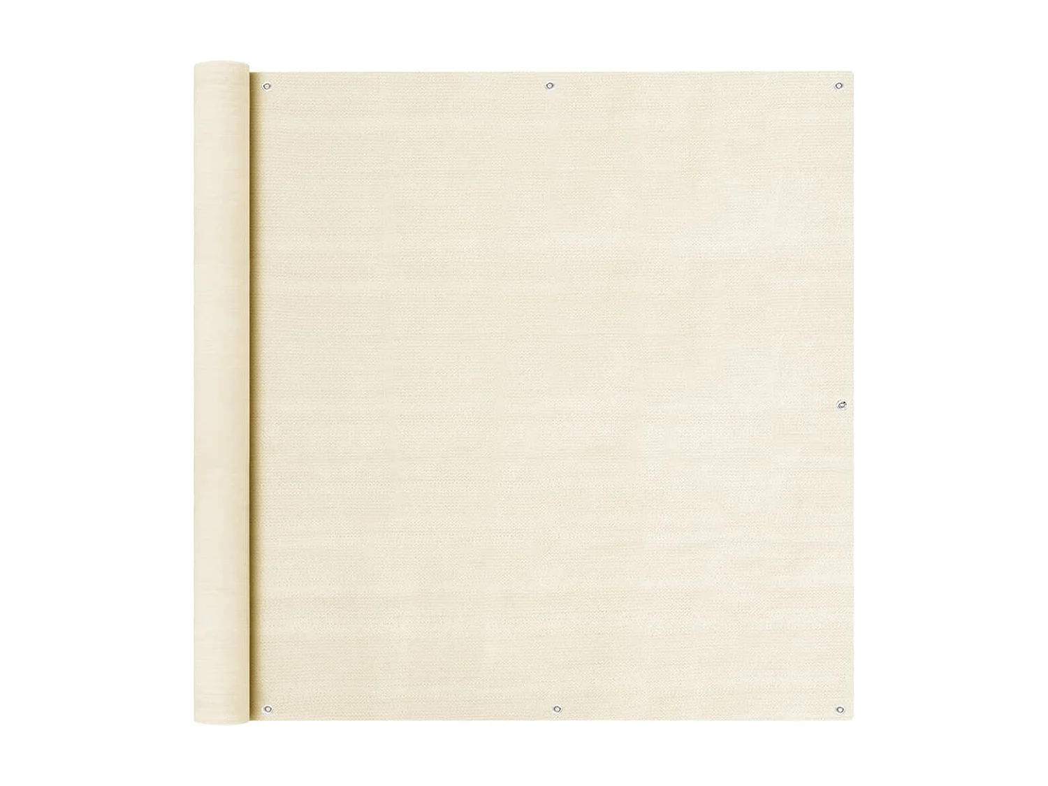 Tela de varanda 120x400 cm PEAD cor creme PT277445