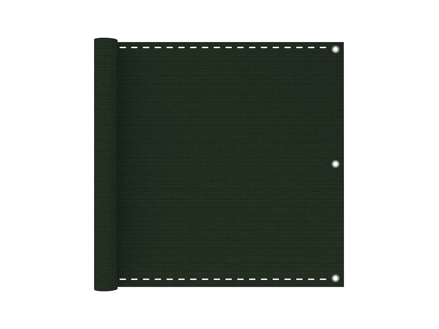 Brise vue - Écran de balcon Vert foncé 90x500 cm PEHD FR399282