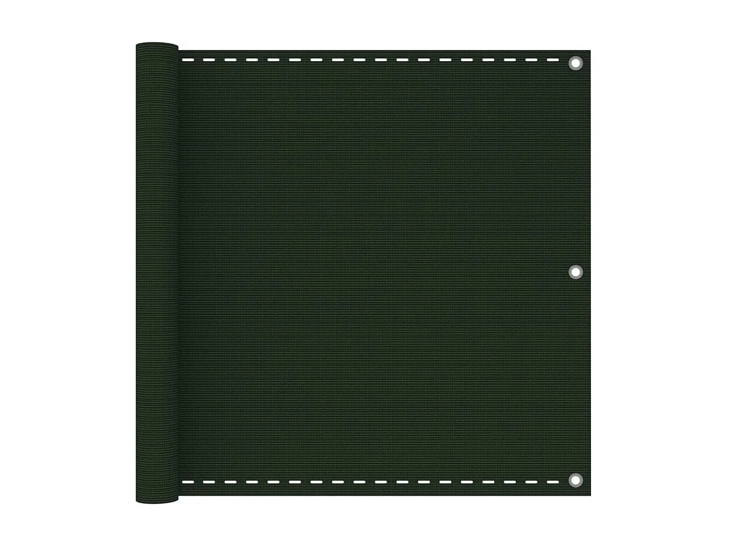 Brise vue - Écran de balcon Vert foncé 90x500 cm PEHD FR399282