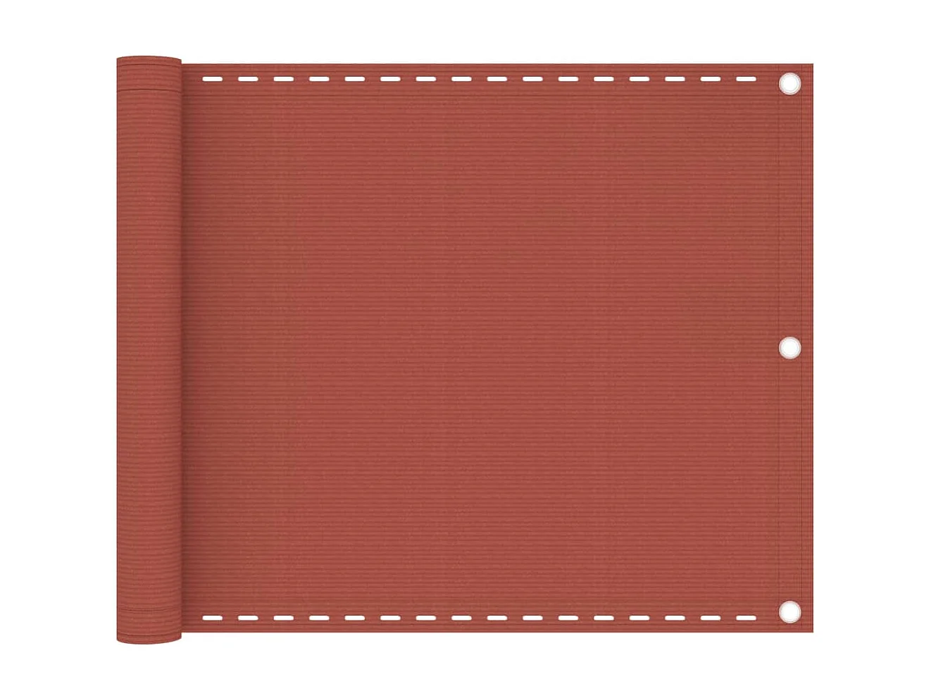 Brise vue - Écran de balcon Terre cuite 75x600 cm PEHD FR728794