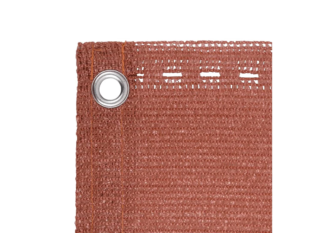 Brise vue - Écran de balcon Terre cuite 75x600 cm PEHD FR728794