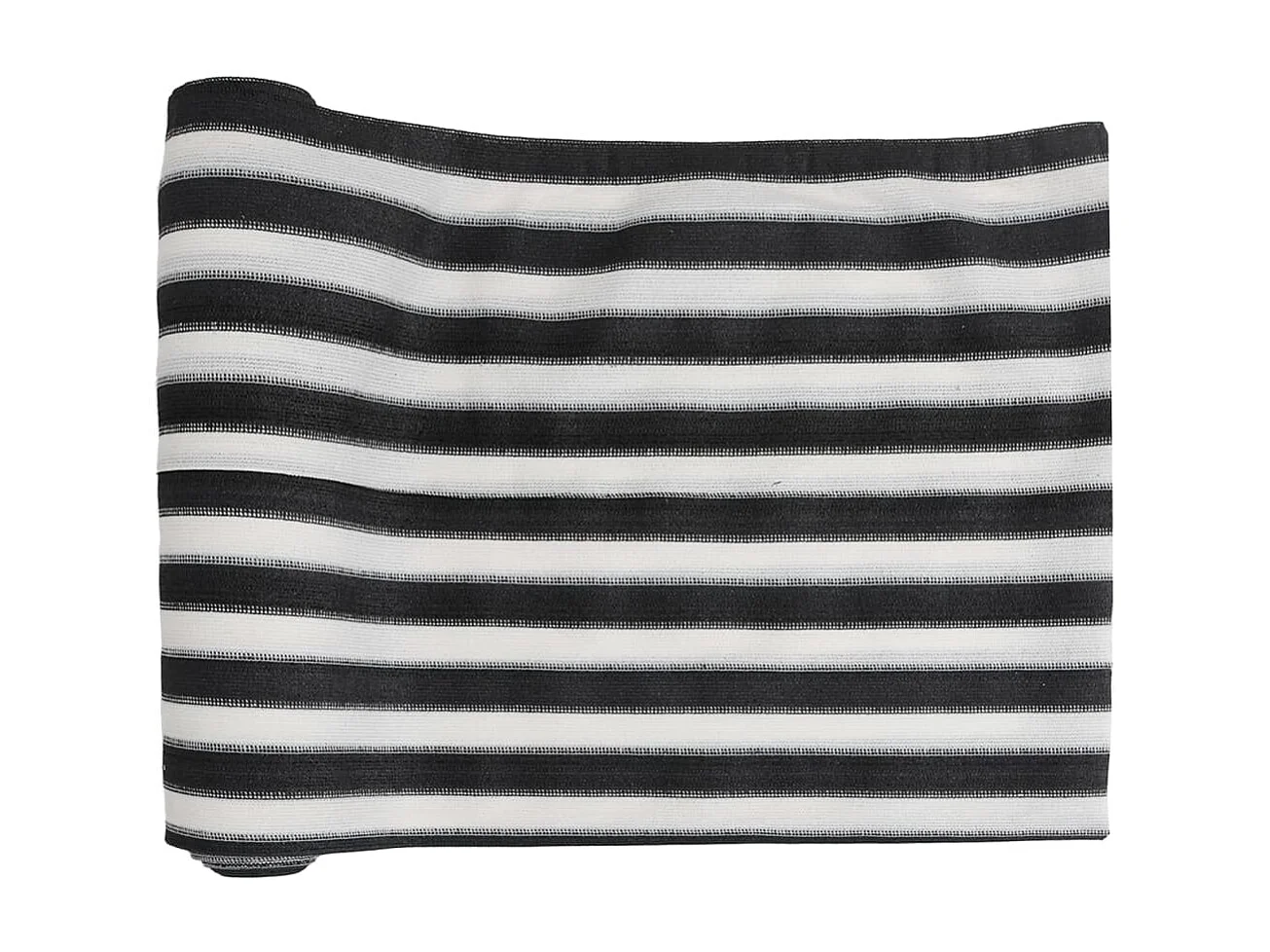 Red de privacidad HDPE gris antracita blanco 1,8x10 m 150 g/m² ES481284