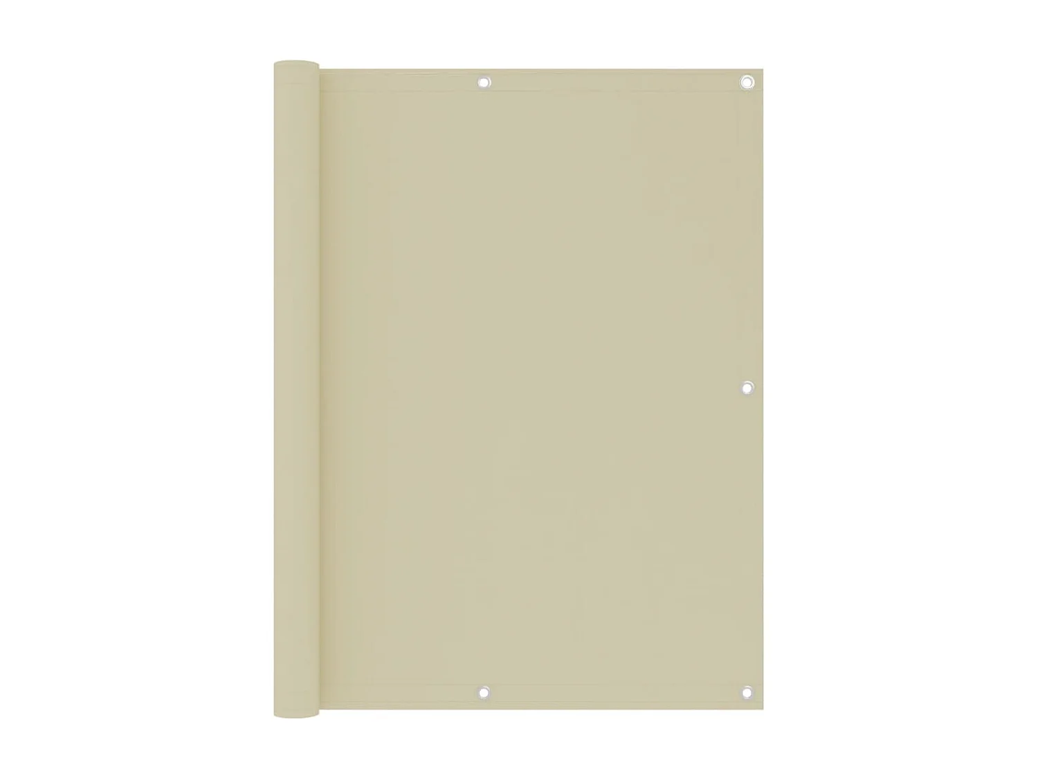 Brise vue - Écran de balcon Crème 120x600 cm Tissu Oxford FR229181