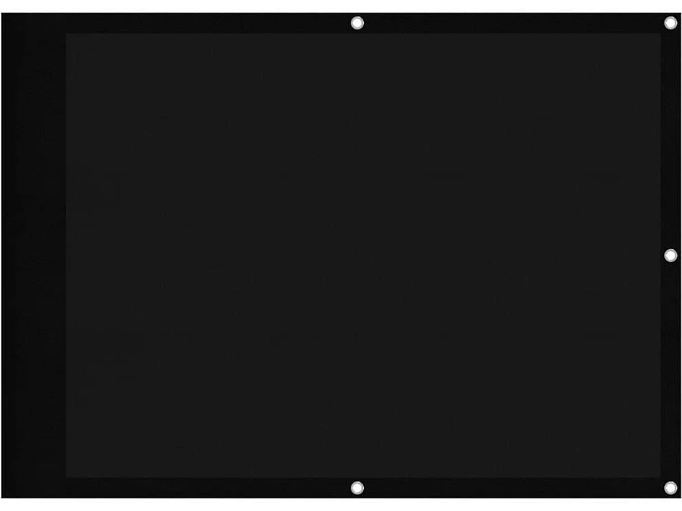 Brise vue - Écran de balcon noir 75x700 cm 100% polyester oxford FR480917