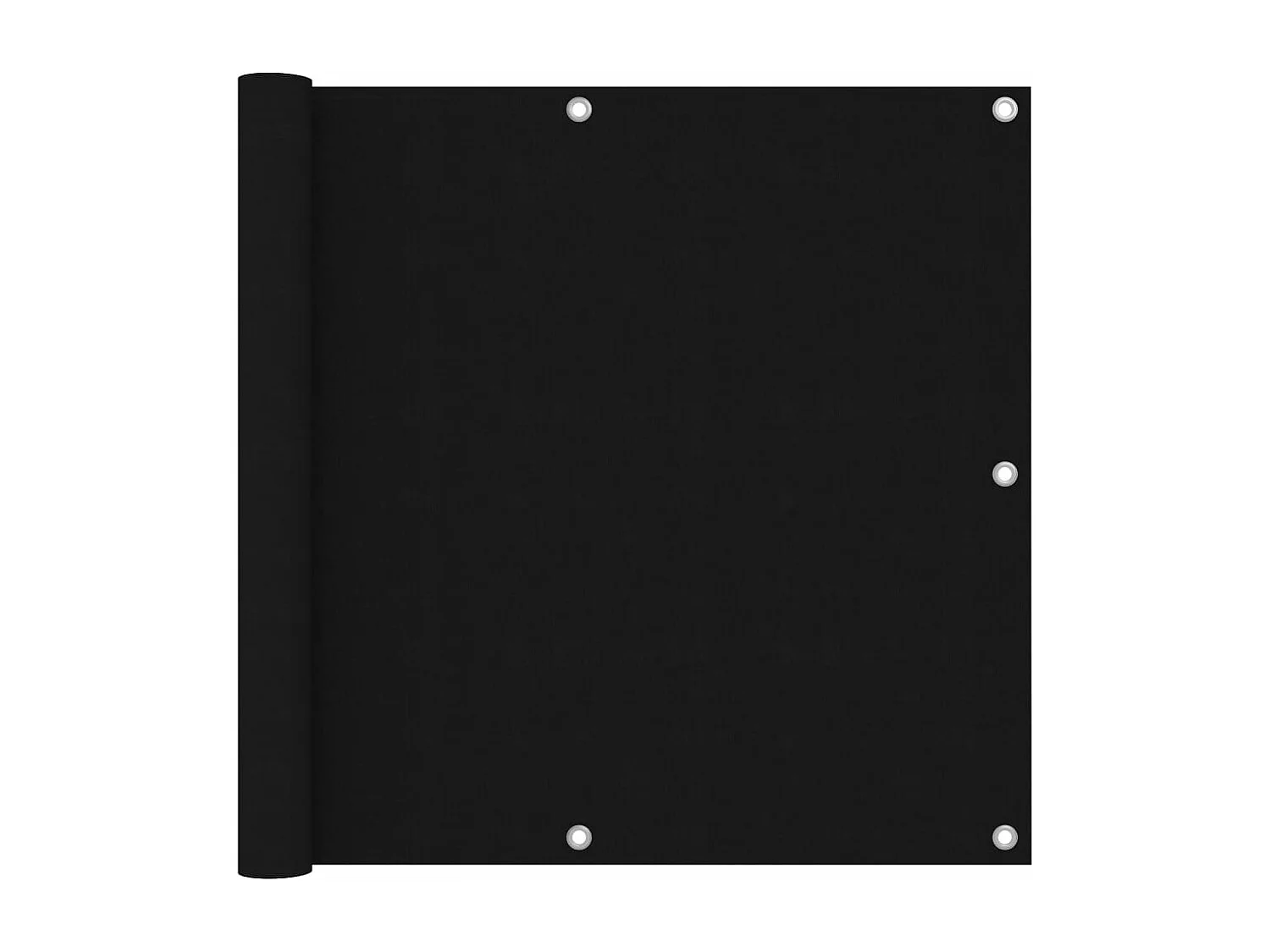 Brise vue - Écran de balcon Noir 90x400 cm Tissu Oxford FR217616